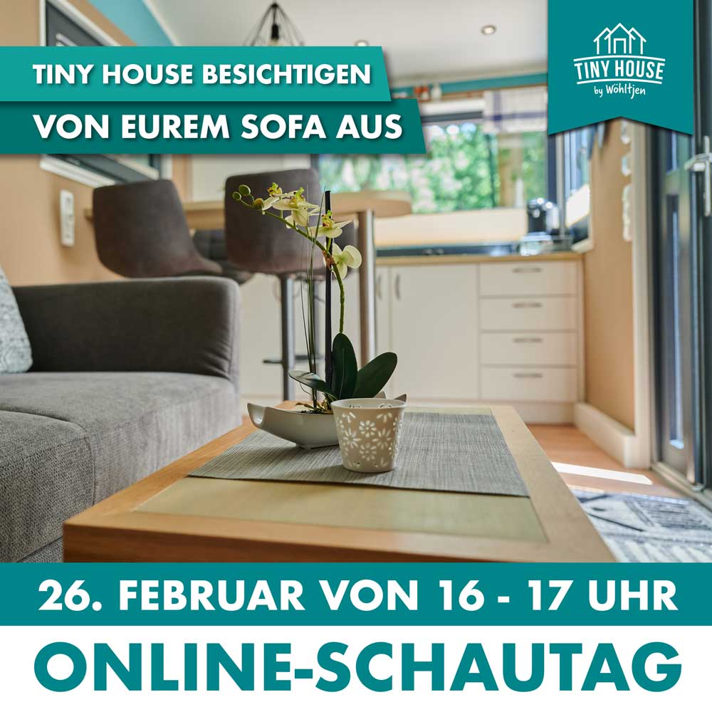 Tiny House kaufen bei Tiny House by Wöhltjen online Schautag