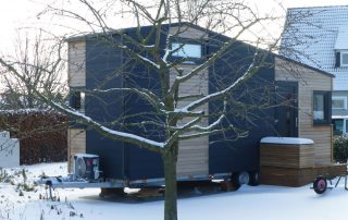Tiny House kaufen bei Tiny House by Wöhltjen Tiny House im Schnee